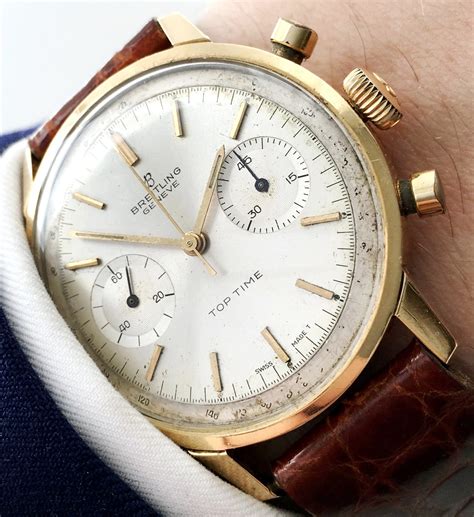 classic breitling|vintage breitling top time.